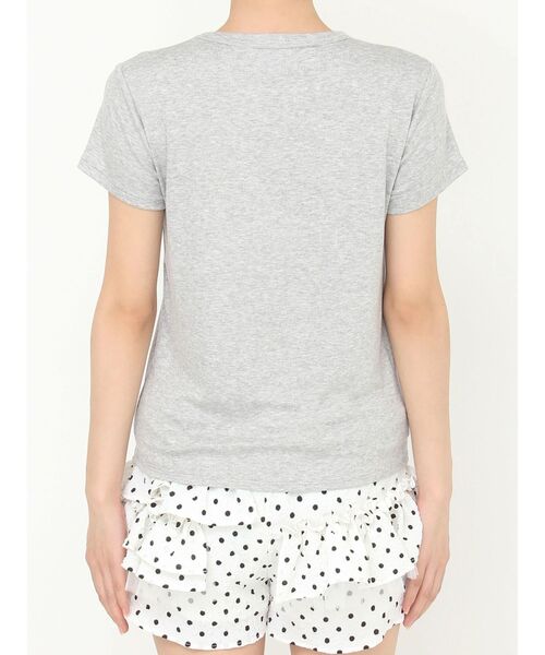 CALNAMUR（カルナムール）の「オーナメントモチーフプリントTシャツ（Tシャツ/カットソー・レディース・グレー/ホワイト/イエロー・FREE）」の13枚目の写真