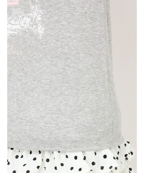 CALNAMUR（カルナムール）の「オーナメントモチーフプリントTシャツ（Tシャツ/カットソー・レディース・グレー/ホワイト/イエロー・FREE）」の16枚目の写真