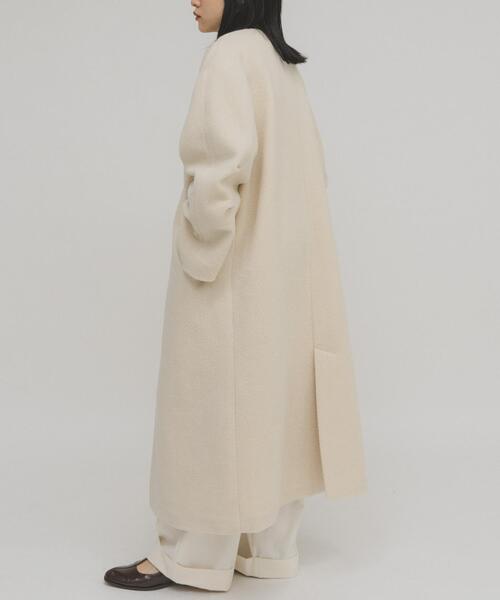 KBF（ケイビーエフ）の「テディボアロングコート（その他アウター・レディース・チャコールグレー/アイボリー・ONE）」の5枚目の写真