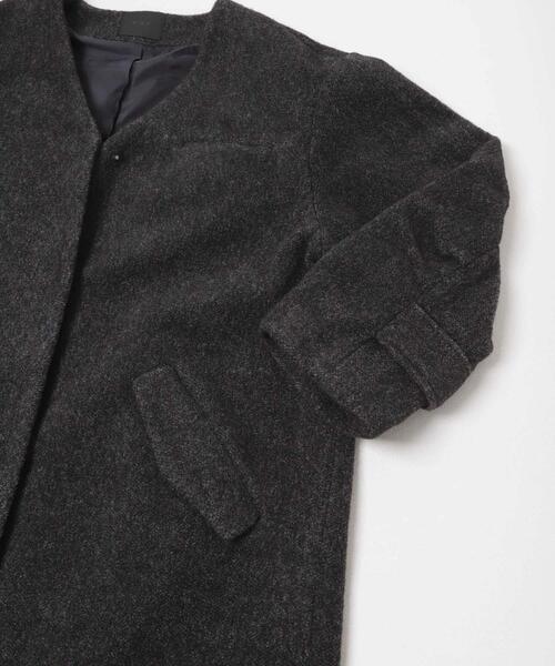 KBF（ケイビーエフ）の「テディボアロングコート（その他アウター・レディース・チャコールグレー/アイボリー・ONE）」の19枚目の写真