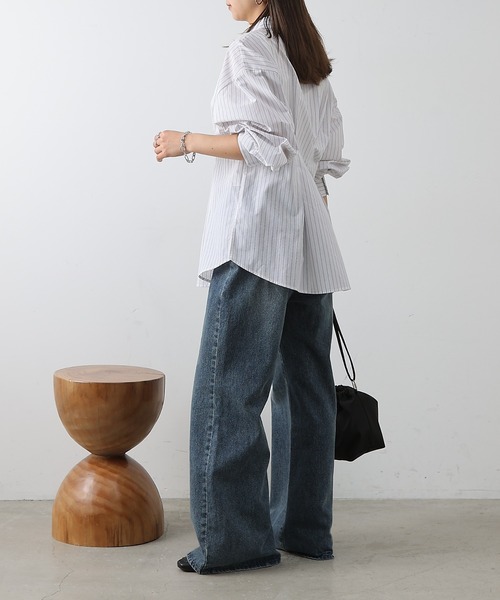 COLONY 2139（コロニートゥーワンスリーナイン）の「ウエストタックシャツ（シャツ/ブラウス・レディース・オフホワイト/ブルー/サックスブルー/ホワイト系その他・FREE）」の19枚目の写真