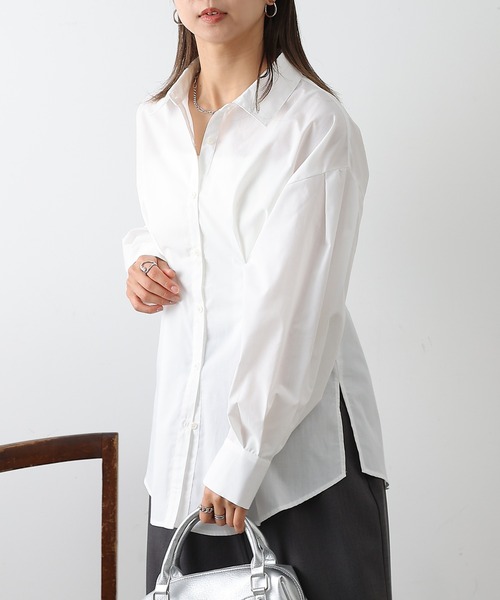 COLONY 2139（コロニートゥーワンスリーナイン）の「ウエストタックシャツ（シャツ/ブラウス・レディース・オフホワイト/ブルー/サックスブルー/ホワイト系その他・FREE）」の6枚目の写真