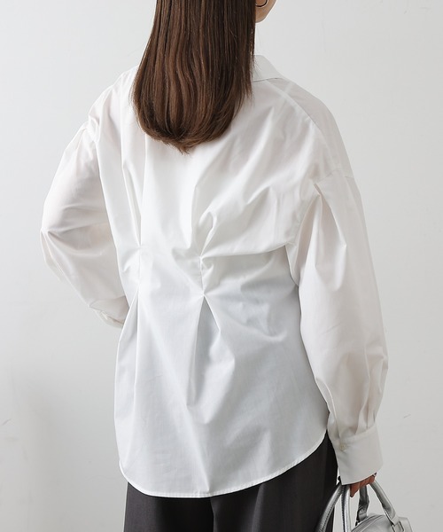 COLONY 2139（コロニートゥーワンスリーナイン）の「ウエストタックシャツ（シャツ/ブラウス・レディース・オフホワイト/ブルー/サックスブルー/ホワイト系その他・FREE）」の7枚目の写真