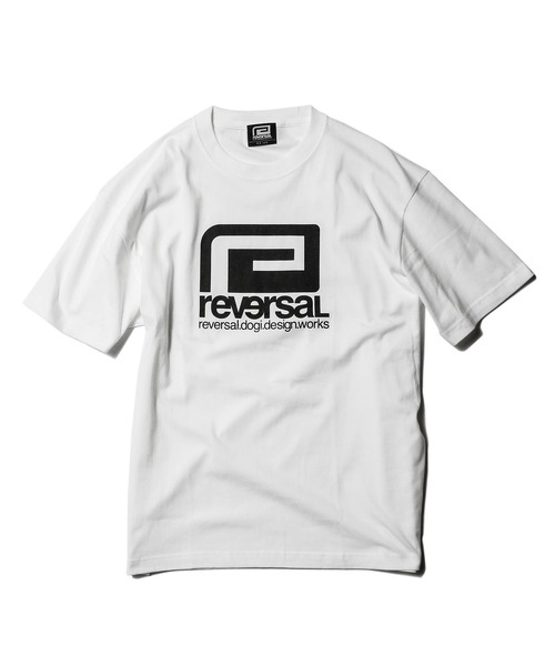 reversal.dogi.design.works(リバーサル・ドーギ・デザイン・ワークス)の「<reversal/リバーサル>BIG MARK COTTON TEE(Tシャツ/カットソー・メンズ・ブラック/アッシュグレー/ホワイト・XX-LARGE/LARGE/MEDIUM/SMALL/X-LARGE)」の1枚目の写真