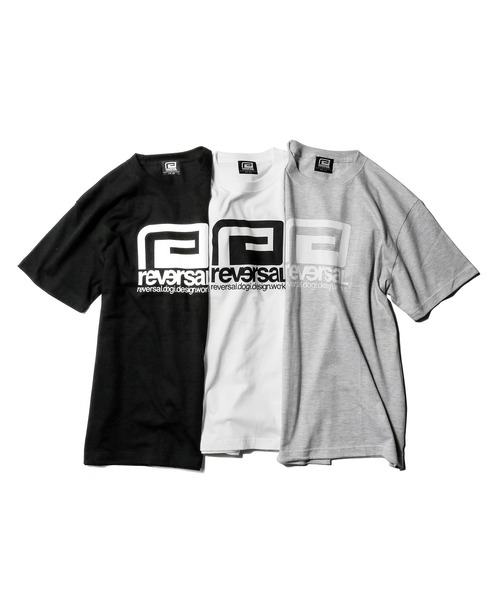 reversal.dogi.design.works(リバーサル・ドーギ・デザイン・ワークス)の「<reversal/リバーサル>BIG MARK COTTON TEE(Tシャツ/カットソー・メンズ・ブラック/アッシュグレー/ホワイト・XX-LARGE/LARGE/MEDIUM/SMALL/X-LARGE)」の4枚目の写真