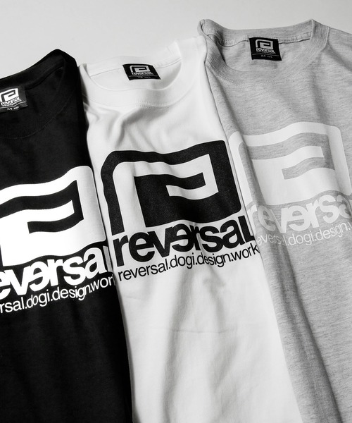 reversal.dogi.design.works(リバーサル・ドーギ・デザイン・ワークス)の「<reversal/リバーサル>BIG MARK COTTON TEE(Tシャツ/カットソー・メンズ・ブラック/アッシュグレー/ホワイト・XX-LARGE/LARGE/MEDIUM/SMALL/X-LARGE)」の7枚目の写真