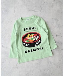 CHEEK ROOM | CHEEK ROOM/チークルーム 桶のお寿司ロングＴシャツ(Tシャツ/カットソー)