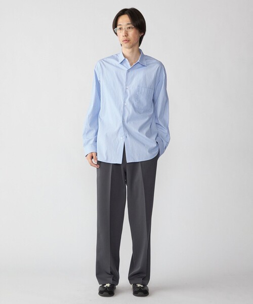 City Ambient Products（シティアンビエントプロダクツ）の「City Ambient Products: ブロード ストライプ チェック シャツ（シャツ/ブラウス・メンズ・レッド/ブラウン/サックスブルー/ブルー/スカイブルー・MEDIUM/SMALL/LARGE）」の16枚目の写真