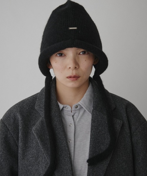 VION(ヴィオン)の「アーチドームニットキャップ / Arch Dome Knit Cap(ニットキャップ/ビーニー・レディース・ブラック・FREE)」の1枚目の写真
