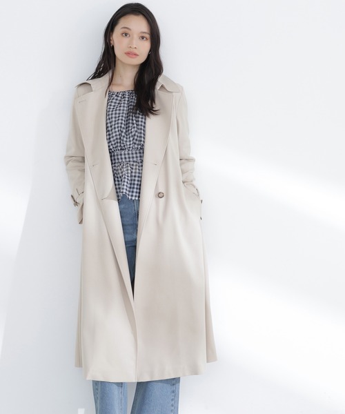 NATURAL BEAUTY BASIC（ナチュラルビューティーベーシック）の「◇シアーギャザーペプラムブラウス（シャツ/ブラウス・レディース・ブラック系その他/ピンク/オフホワイト/チャコールグレー・SMALL/MEDIUM）」の13枚目の写真