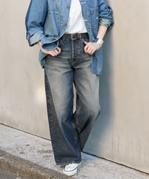 journal standard L'essage | 【HAIKURE/ハイクル】BETHANY SHORT LENGTH INTENSE BLU デニムパンツ(デニムパンツ)