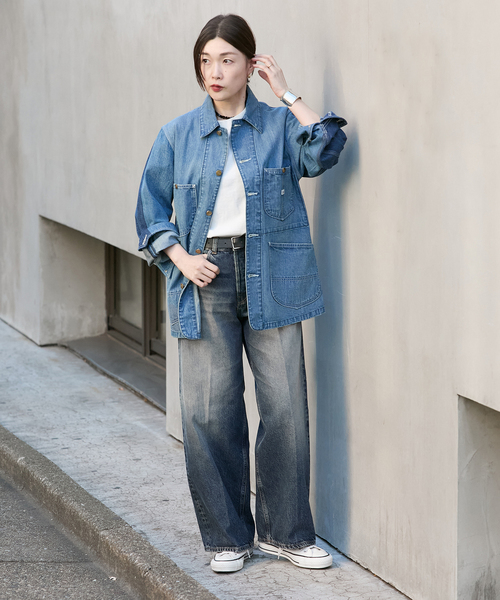 journal standard L'essage（ジャーナルスタンダードレサージュ）の「【HAIKURE/ハイクル】BETHANY SHORT LENGTH INTENSE BLU　デニムパンツ（デニムパンツ・レディース・ブルー・25/24/23）」の4枚目の写真