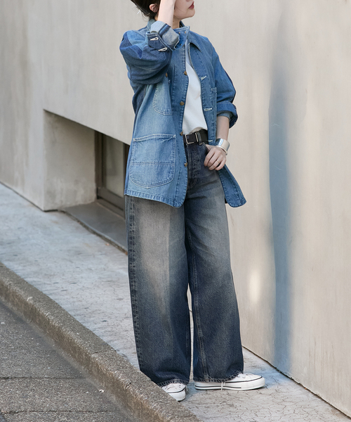 journal standard L'essage（ジャーナルスタンダードレサージュ）の「【HAIKURE/ハイクル】BETHANY SHORT LENGTH INTENSE BLU　デニムパンツ（デニムパンツ・レディース・ブルー・25/24/23）」の5枚目の写真