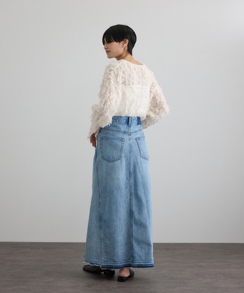 モチーフカットジャガードブラウス（シャツ/ブラウス）｜SALON adam et