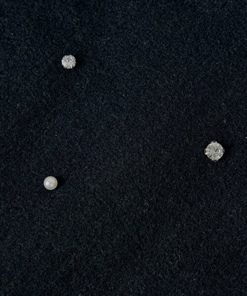 Chico（チコ）の「ビジュー付きストール（マフラー・レディース・アイボリー/ブラック・FREE）」の6枚目の写真