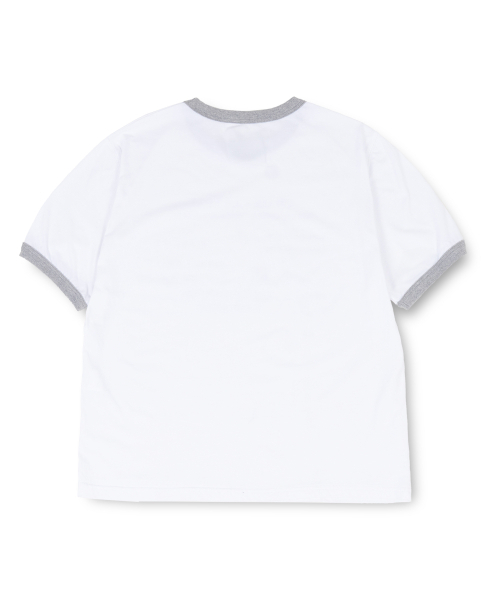 MUDSALT(マッドソルト)の「CHARLESTON リンガーTシャツ ホワイト(グレー)(Tシャツ/カットソー・メンズ・その他・1/2/3)」の2枚目の写真