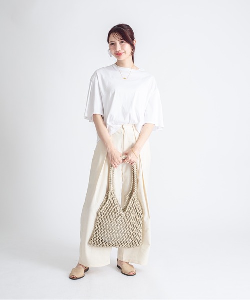 The Bagmati（ザバグマティ）の「【THE BAGMATI/ザ・バグマティー】かごバッグ　メタリックコード（かごバッグ・レディース・シルバー/ホワイトゴールド/ブラック・FREE）」の17枚目の写真
