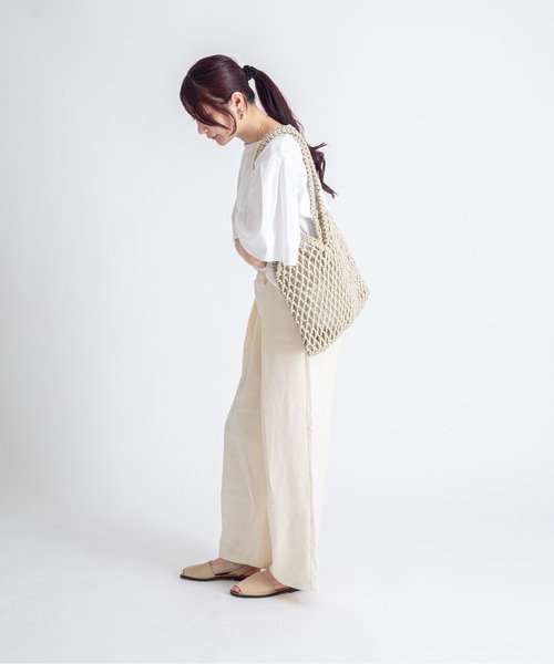 The Bagmati（ザバグマティ）の「【THE BAGMATI/ザ・バグマティー】かごバッグ　メタリックコード（かごバッグ・レディース・シルバー/ホワイトゴールド/ブラック・FREE）」の18枚目の写真