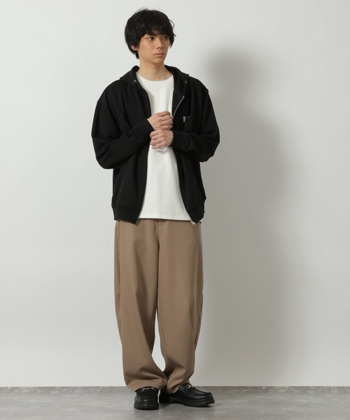 LAKOLE（ラコレ）の「オバケ裏毛ZIPパーカー / 633256（パーカー・メンズ・ホワイト/ネイビー/ブラック・MEDIUM/LARGE）」の18枚目の写真