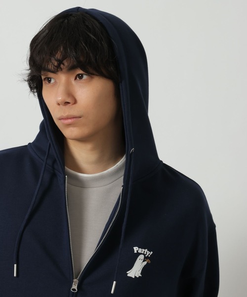 LAKOLE（ラコレ）の「オバケ裏毛ZIPパーカー / 633256（パーカー・メンズ・ホワイト/ネイビー/ブラック・MEDIUM/LARGE）」の20枚目の写真