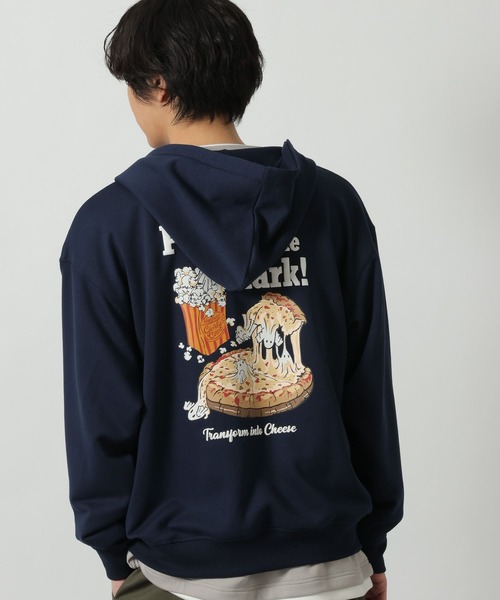 LAKOLE（ラコレ）の「オバケ裏毛ZIPパーカー / 633256（パーカー・メンズ・ホワイト/ネイビー/ブラック・MEDIUM/LARGE）」の22枚目の写真