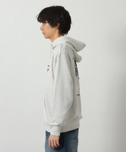 LAKOLE（ラコレ）の「オバケ裏毛ZIPパーカー / 633256（パーカー・メンズ・ホワイト/ネイビー/ブラック・MEDIUM/LARGE）」の12枚目の写真