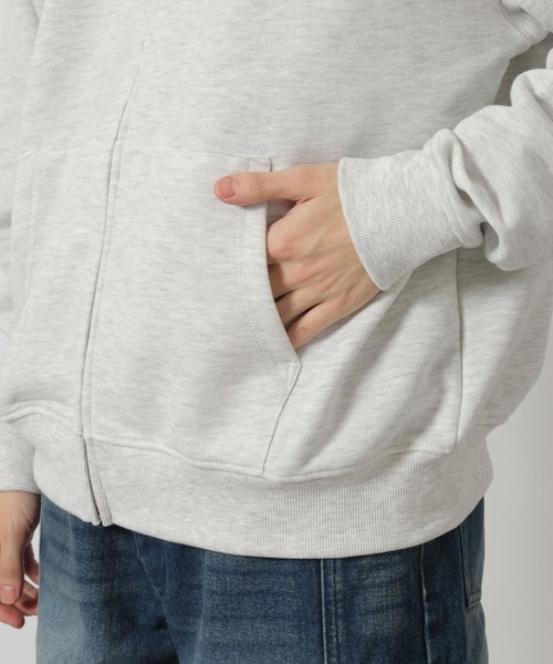 LAKOLE（ラコレ）の「オバケ裏毛ZIPパーカー / 633256（パーカー・メンズ・ホワイト/ネイビー/ブラック・MEDIUM/LARGE）」の7枚目の写真