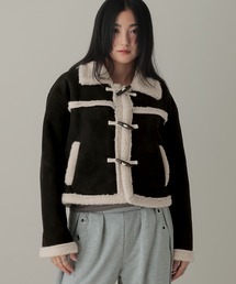 SOME PLACE（サムプレイス）の「SOME PLACE／スウェードムートンジャケット（ムートンコート）」