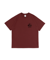 WORKS & CO.（ワークス アンド コー）の「ANNA マウンテン オーバーサイズ 半袖Tシャツ (ワイン)（Tシャツ/カットソー）」