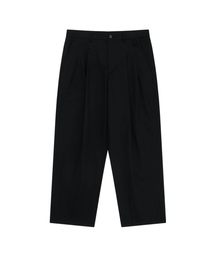 TAPERED FIT TROUSERS_BLACK