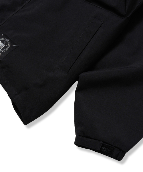 BROWNBREATH（ブラウンブレス）の「TAG NYLON SHELL HOOD JACKET - BLACK（ナイロンジャケット・レディース・その他・S/M/L/XL）」の4枚目の写真