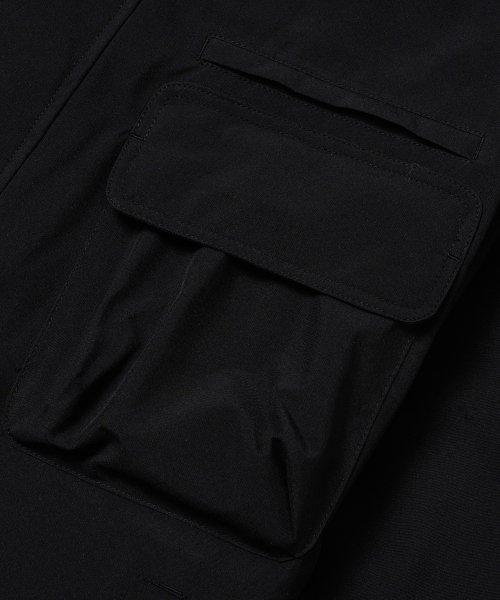 BROWNBREATH（ブラウンブレス）の「TAG NYLON SHELL HOOD JACKET - BLACK（ナイロンジャケット・レディース・その他・S/M/L/XL）」の5枚目の写真