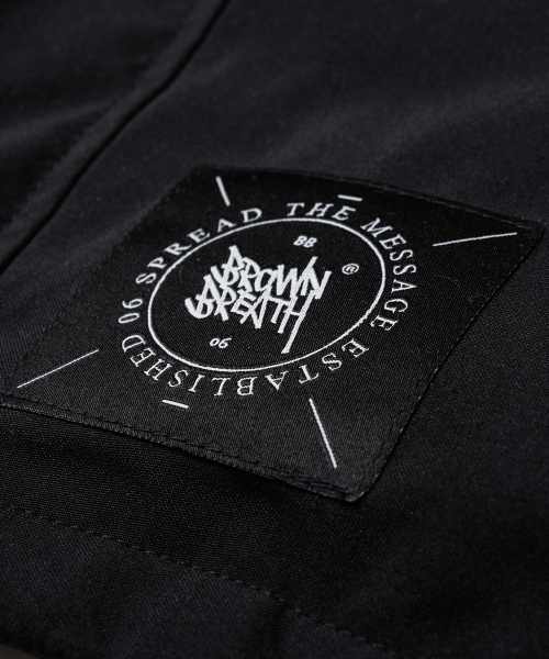 BROWNBREATH（ブラウンブレス）の「TAG NYLON SHELL HOOD JACKET - BLACK（ナイロンジャケット・レディース・その他・S/M/L/XL）」の7枚目の写真