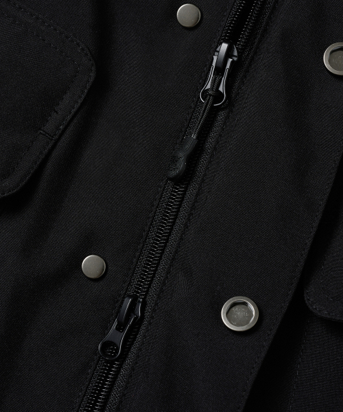 BROWNBREATH（ブラウンブレス）の「TAG NYLON SHELL HOOD JACKET - BLACK（ナイロンジャケット・レディース・その他・S/M/L/XL）」の9枚目の写真