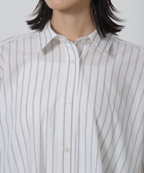 LAKOLE（ラコレ）の「オーバーチュニックシャツ / 642768（シャツ/ブラウス・レディース・サックスブルー/ホワイト系その他/ブルー系その他・FREE）」の17枚目の写真