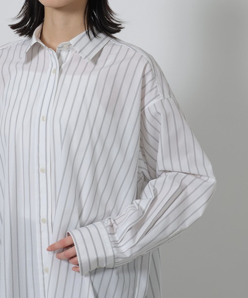 LAKOLE（ラコレ）の「オーバーチュニックシャツ / 642768（シャツ/ブラウス・レディース・サックスブルー/ホワイト系その他/ブルー系その他・FREE）」の18枚目の写真