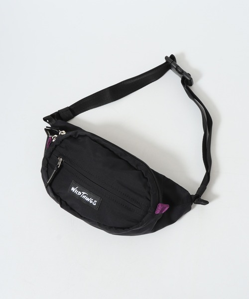 WILD THINGS(ワイルドシングス)の「WILD THINGS / ワイルドシングス ナイロン 2WAY ウエストバッグ ボディバッグ(ボディバッグ/ウエストポーチ・メンズ・ブラック/ターコイズブルー/ベージュ・FREE)」の4枚目の写真
