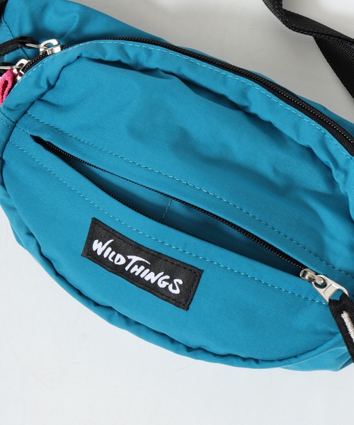 WILD THINGS(ワイルドシングス)の「WILD THINGS / ワイルドシングス ナイロン 2WAY ウエストバッグ ボディバッグ(ボディバッグ/ウエストポーチ・メンズ・ブラック/ターコイズブルー/ベージュ・FREE)」の7枚目の写真