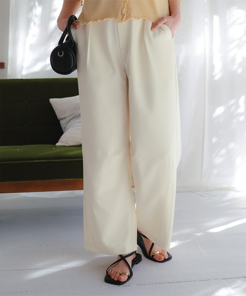 titivate（ティティベイト）の「カーブシルエットスラックスパンツ（その他パンツ・レディース・グレー/ベージュ/ブラック/アイボリー・SP/L/M/S）」の19枚目の写真