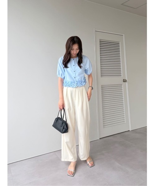 titivate(ティティベイト)の「カーブシルエットスラックスパンツ(その他パンツ・レディース・グレー/ベージュ/ブラック/アイボリー・SP/L/M/S)」の19枚目の写真