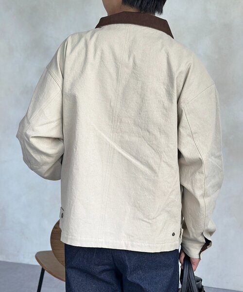 CPCM（シーピーシーエム）の「【U.S. POLO ASSN.】ワークジャケット（ブルゾン・メンズ・アイボリー/ブラック/ネイビー/キャメル・MEDIUM/LARGE）」の8枚目の写真