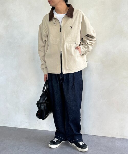 CPCM（シーピーシーエム）の「【U.S. POLO ASSN.】ワークジャケット（ブルゾン・メンズ・アイボリー/ブラック/ネイビー/キャメル・MEDIUM/LARGE）」の10枚目の写真