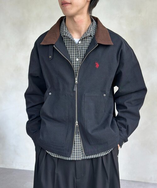 CPCM（シーピーシーエム）の「【U.S. POLO ASSN.】ワークジャケット（ブルゾン・メンズ・アイボリー/ブラック/ネイビー/キャメル・MEDIUM/LARGE）」の12枚目の写真