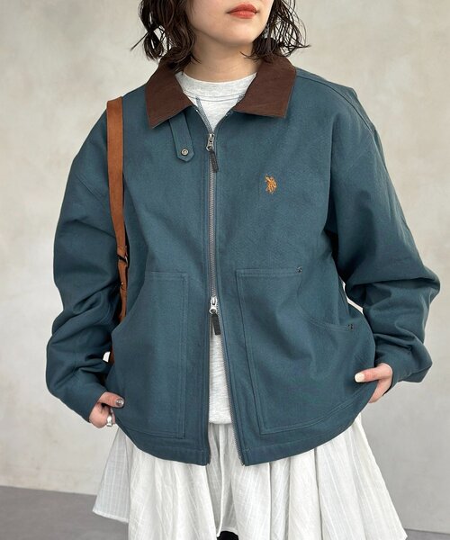 CPCM（シーピーシーエム）の「【U.S. POLO ASSN.】ワークジャケット（ブルゾン・メンズ・アイボリー/ブラック/ネイビー/キャメル・MEDIUM/LARGE）」の17枚目の写真