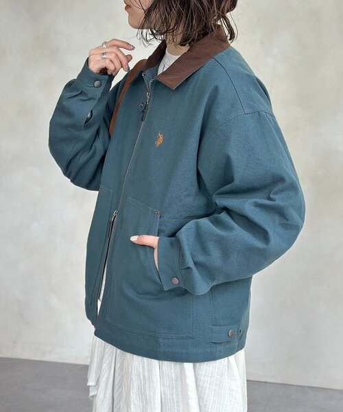 CPCM（シーピーシーエム）の「【U.S. POLO ASSN.】ワークジャケット（ブルゾン・メンズ・アイボリー/ブラック/ネイビー/キャメル・MEDIUM/LARGE）」の18枚目の写真