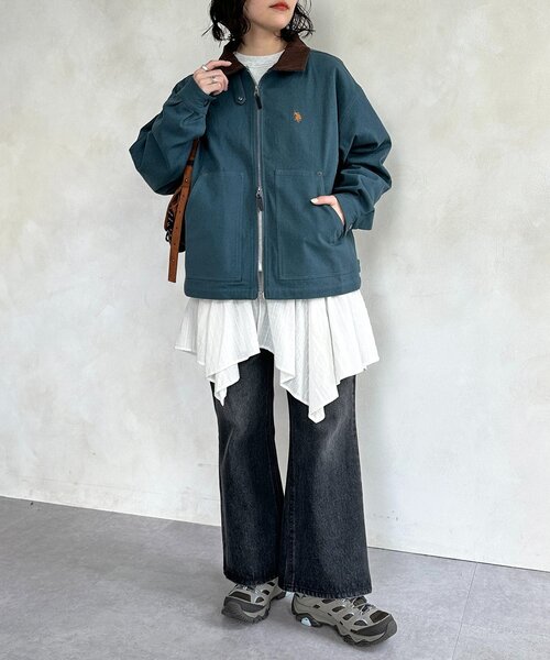 CPCM（シーピーシーエム）の「【U.S. POLO ASSN.】ワークジャケット（ブルゾン・メンズ・アイボリー/ブラック/ネイビー/キャメル・MEDIUM/LARGE）」の21枚目の写真