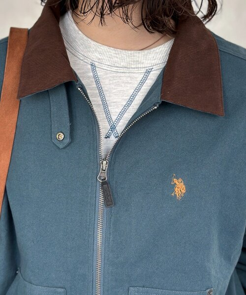 CPCM（シーピーシーエム）の「【U.S. POLO ASSN.】ワークジャケット（ブルゾン・メンズ・アイボリー/ブラック/ネイビー/キャメル・MEDIUM/LARGE）」の22枚目の写真