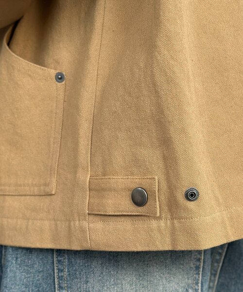 CPCM（シーピーシーエム）の「【U.S. POLO ASSN.】ワークジャケット（ブルゾン・メンズ・アイボリー/ブラック/ネイビー/キャメル・MEDIUM/LARGE）」の5枚目の写真