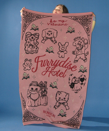 RONRON（ロンロン）の「FURRYDISE BLANKET PINK（ブランケット）」