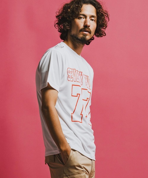 seventy seven(セブンティセブン)の「mt10176-light onz S-S dry t-shirt (77number) Tシャツ(7726S210)(Tシャツ/カットソー・メンズ・ホワイト/ブラック/ピンク系その他・XL/L/M/S)」の11枚目の写真
